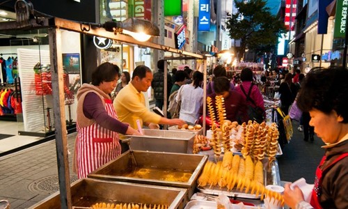 Những con phố ẩm thực ở Hàn Quốc